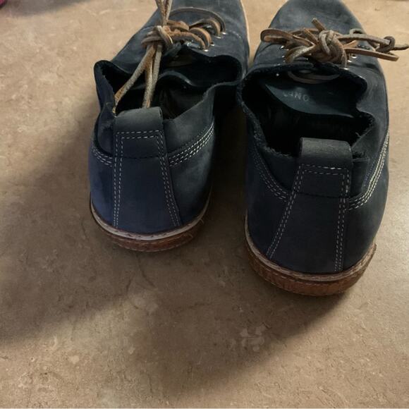Blackstone Kurt Suede Leather Lace Up Shoes Size 45 Navy main image 6